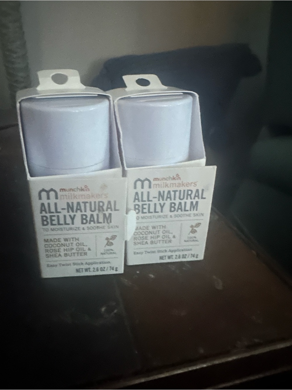 2 count Munchkin Milkmakers All-Natural Belly Balm - White